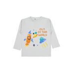 Civil Out Of This Baskılı Erkek Çocuk Sweatshirt, 3-4 Yaş, 19K82250925W1-AGR-3, Açık Gri, erkek-çocuk