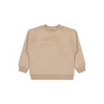 Civil Peluş Garnili Erkek Çocuk Sweatshirt Kahverengi 4-5 Yaş, 3-4 Yaş, 19785V55225W1, Açık-Kahverengi, erkek-çocuk