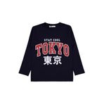 Civil Tokyo Baskılı Erkek Çocuk Sweatshirt, 8-9 Yaş, 19K82252025W1-LCV-8, Lacivert, erkek-çocuk