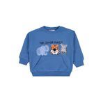Civil Üç Kafadar Baskılı-Nakışlı Erkek Çocuk Sweatshirt, 3-4 Yaş, 19407250125W1, İndigo, erkek-çocuk
