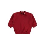 Civil Uğur Böceği Nakışlı Bebek Sweatshirt, 12-18 AY, 19L67CVL8925W1, Kırmızı, kız-bebek