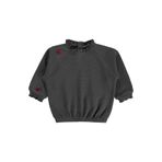Civil Uğur Böceği Nakışlı Sweatshirt, 9-12 Ay, 19L67CVL8925W1, Gri, kız-bebek