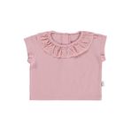 Civil Yaka Brodeli 6-18 Ay Tişört - 6-9 Ay, 18-24 AY, 18330G50324S1, Pembe, Bebek-Kızlar
