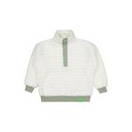 Civil Yakası Patlı Çizgili Erkek Çocuk Sweatshirt, 8-9 Yaş, 19785V36925W1, Yeşil, erkek-çocuk