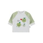Civil Yeşil Ema Kokulu Renglan Kol 1-9 Ay Sweatshirt -, 1-3 AY, 19A80602126S1, Ekru, üniseks-bebek