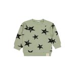 Civil Yıldız Empirme Baskılı Erkek Çocuk Sweatshirt, 3-4 Yaş, 19785301825W1, Haki, erkek-çocuk