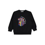 Civil Zeka Küpü Iguana Baskılı Erkek Çocuk Sweatshirt, 2-3 Yaş, V5D94267226S1, Siyah, erkek-çocuk