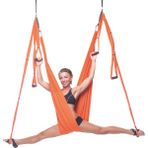 Ciwaa CWA-2233 Yoga Fly Egzersiz Yoga Hamağı - 1 Adet - Turuncu