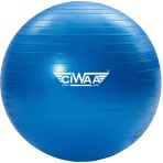 Ciwaa Pilates Topu 75 cm Mavi Dura-Strong Deluxe Fitness ve Aerobik Kullanımı İçin