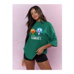 ciwi&life Unisex Gumball Baskılı Rahat Kesim Yeşil T-Shirt
