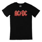 Cix AC DC Kırmızı Logolu Siyah T-shirt