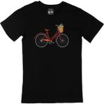Cix Adalar Bisikletli Siyah Erkek Tshirt
