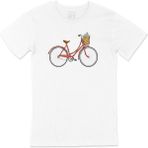 Cix Adalar Bisikletli XS Beyaz Erkek T-shirt