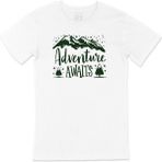 Cix Adventure Awaits Yeşil Beyaz Erkek T-shirt