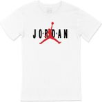 Cix Air Jordan Tasarımlı Beyaz Erkek T-shirt