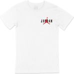 Cix Air Jordan Tasarımlı Cep Logo Tasarımlı Beyaz Erkek T-shirt