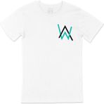 Cix Alan Walker Cep Logo Tasarımlı Beyaz Erkek T-shirt