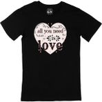 Cix All You Need Is Love Siyah T-shirt
