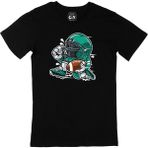 Cix Amerikan Futbolu Siyah T-shirt