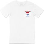 Cix Amsterdam Hollanda Bayraklı Kalpli Cep Logo Tasarımlı Beyaz Erkek T-shirt