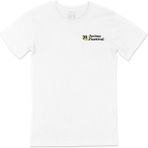 Cix Anime Festival Cep Logo Tasarımlı Beyaz Erkek T-shirt