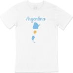 Cix Arjantin Haritalı ve Bayraklı T-shirt