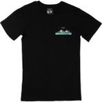 Cix Around The World Siyah Cep Logolu Erkek T-shirt