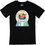 Cix Astronot Uzayda Siyah T-shirt