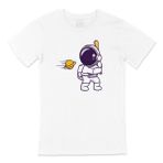 Cix Astronot ve Beyzbol T-shirt