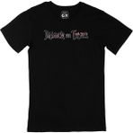 Cix Attack On Titan Yazılı Siyah T-shirt