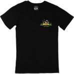 Cix Ayasofya Çizimli Siyah Cep Logo Tasarımlı Erkek T-shirt