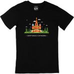Cix Aziz Vasil Katedrali Siyah T-shirt