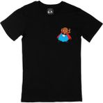 Cix Babidi Dragon Ball Cep Logo Tasarımlı Siyah T-shirt