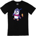 Cix Balıkçı Penguen Siyah Erkek T-shirt