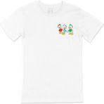 Cix Bebek Ördekler Cep Logo Tasarımlı Beyaz Tişört - 3XL