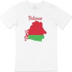 Cix Belarus Haritalı ve Bayraklı T-shirt