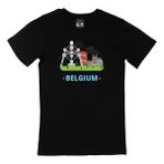 Cix Belçika Siyah T-shirt