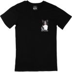Cix Best Dog Ever Siyah Cep Logo Tasarımlı Erkek T-shirt