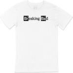 Cix Beyaz Breaking Bad Logolu 5XL Siyah Erkek T-shirt