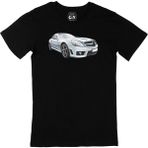 Cix Beyaz Spor Araba L Siyah Erkek T-shirt