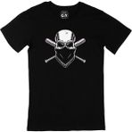 Cix Beyzbol Kuru Kafa 4XL Siyah Erkek T-shirt