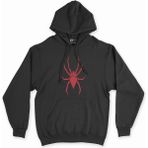 Cix Black Widow Örümceği Siyah Kapüşonlu Sweatshirt