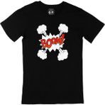 Cix Boom Tasarımlı XS Siyah Erkek T-shirt