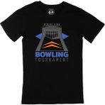 Cix Bowling Turnuvası Siyah Erkek T-shirt