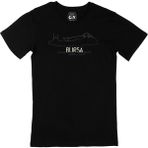 Cix Bursa Çizimli Siyah Erkek T-shirt