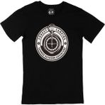 Cix Camping Compass Siyah Erkek T-shirt