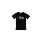 Cix Captain Marvel Studios XL Siyah Erkek T-shirt