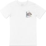 Cix Çetine Karadağ Beyaz Cep Logo Tasarımlı Erkek T-shirt