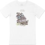 Cix Çetine Karadağ Old Town Beyaz T-shirt