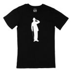 Cix Charlie Chaplin Gölge Siyah Erkek T-shirt